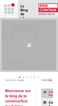 Mobile Screenshot of blogconstructionmodulaire.com